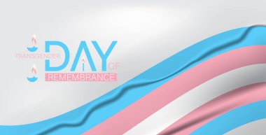 Çoklu Mum Simgeli Transseksüel Anma Posteri