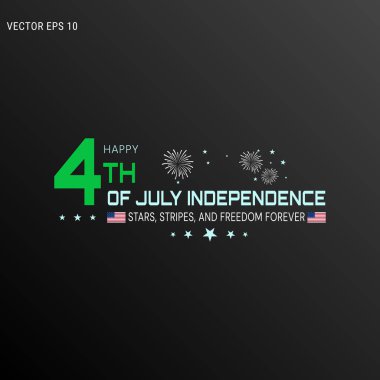 Canlı Yeşil Havai fişekler 4 Temmuz Sanatı