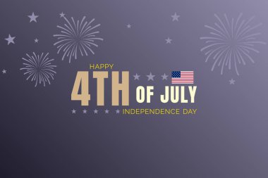 4 Temmuz Özgürlük Günü Kartı