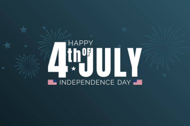 4 Temmuz Bağımsızlık Günü Vatanseverlik Kartı