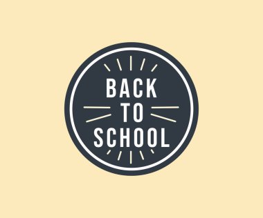 Okul Yuvarlak Amblem Tasarımı