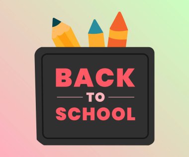 Kalem kutusu simgesi ile okula geri dön