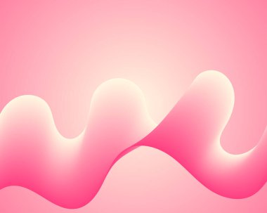 abstract pink gradient smooth wave background