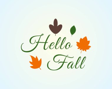 Merhaba güz mevsimi selamlama arkaplanı