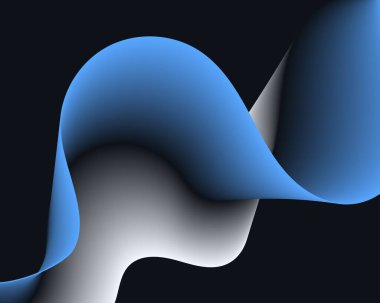 yumuşak mavi beyaz sıvı soyut düz gradyan