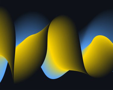 sarı mavi gradyan pürüzsüz modern arkaplan