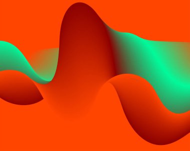 soyut sıvı renkli turuncu gradyan modern tasarım