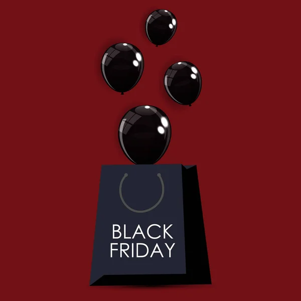 Black Friday Sale Vector Illustration — Stock Vector