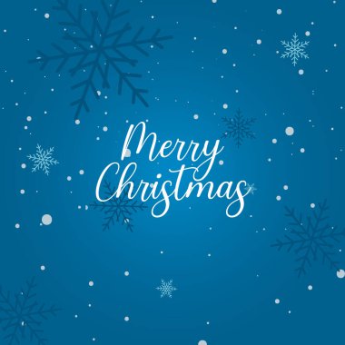 Arka planda Noel Kar Taneleri. Mutlu Noeller vektörü. Noel kartı. Noel tebrik kartı vektörü.