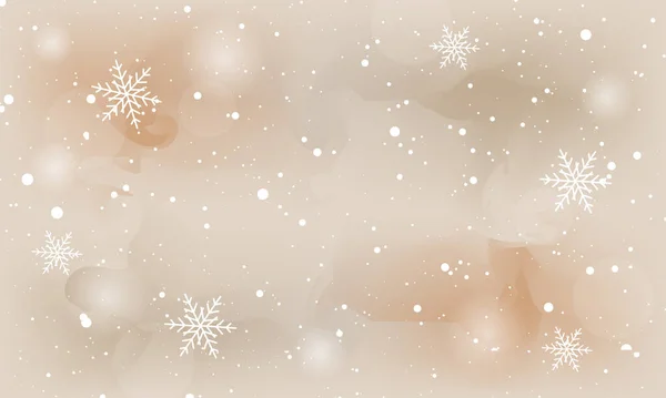 Copos Nieve Navideños Sobre Fondo Feliz Navidad Vector Fondo Tarjeta — Archivo Imágenes Vectoriales