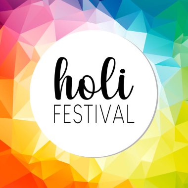 Renkli Hint Festivali 'niz kutlu olsun. Arka plan tasarımı harika Vektör. Kutlama Vektörünün Mutlu Holi Renkleri.