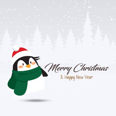 Kış titreşimleri vektörüyle mutlu Noeller. Kar taneleriyle mutlu noeller, Noel ağacı, Karlı ev. Noel kartı..