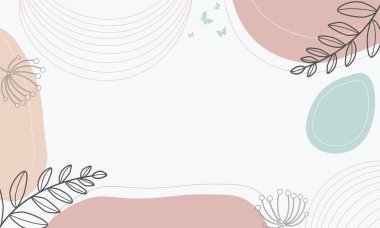 Güzel çiçekli bahar arkaplanı. Bahar Duvar Kağıdı Vektörü. Bahar mevsimi vektörü.