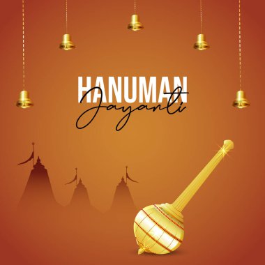 Shri hanuman jayanti vector illustration. Hanuman Jayanti vector. Happy Hanuman Jayanti. clipart