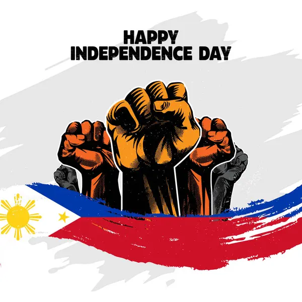 Happy Philippines Independence Day Philippines Independence Day Vector Independence Day — Stockový vektor