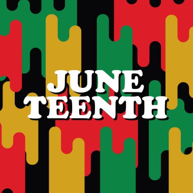 Haziran 'ın özgürlük günü. Haziran ayı vektörü.