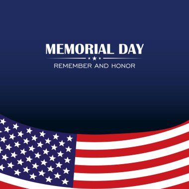 Anma Günü Arkaplanı. Anma Günün kutlu olsun. Ulusal Amerikan Tatili. ABD Anma Günü vektörü.