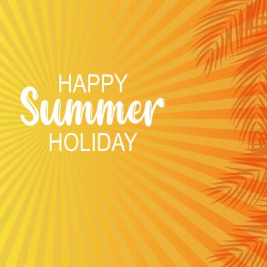 Merhaba yaz vektörü. Poster yaz sembolü. Merhaba yaz arkaplanı.