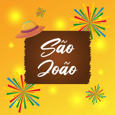 Festa De Sao Joao vektörü. Sao Joao vektörü. Festa Junina vektörü.