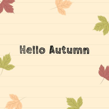 abstract autumn backgrounds for social media stories. Colorful banners with autumn fallen leaves and yellowed foliage. Use for event invitation, discount voucher, advertising.