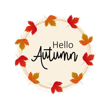 abstract autumn backgrounds for social media stories. Colorful banners with autumn fallen leaves and yellowed foliage. Use for event invitation, discount voucher, advertising.