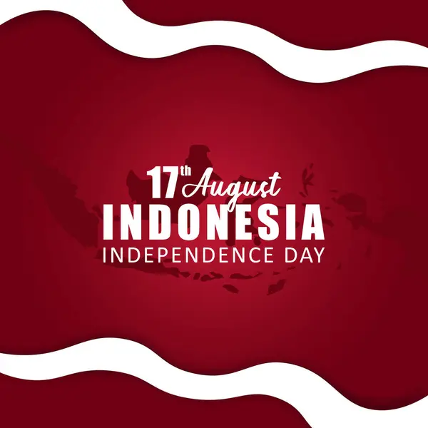 stock vector Dirgahayu Republik Indonesia means Indonesia Independence Day. Happy Independence Day Indonesia vector.