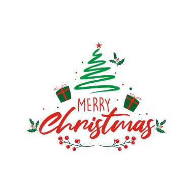 Mutlu Noeller. Noel tebrik kartı tasarımı.