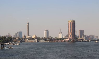 Mısır 'ın başkenti Kahire şehri için Panorama