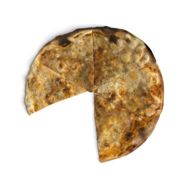 Pizzanın bir parçası eksik net fotoğraf özeti