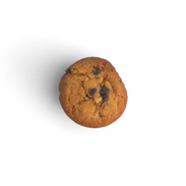 Fındık ekmeği Perspektif beyaz arka planda izole