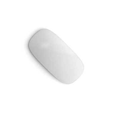 Fare beyazı kablosuz beyaz arkaplan resimleme üzerine izole