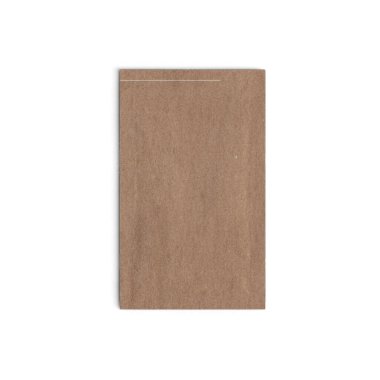 Kraft Kağıt Saflığı, Sachet Blank kese setini hazırlıyor. Beyaz ve siyah gıda veya kozmetik ürün ambalajlama