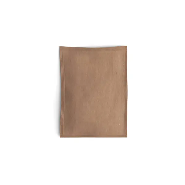 Crystal Clear Poşet Tasarımı Sachet Blank kese setini hazırlıyor. Beyaz ve siyah gıda veya kozmetik ürün ambalajlama