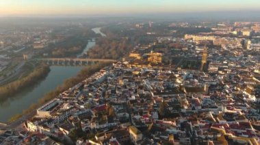 Cordoba, Endülüs, İspanya 'daki Tarihi Cami Katedrali' nin Hava Aracı Görüntüsü, bir Unesco Dünya Mirası Bölgesi
