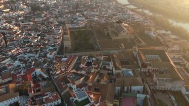 Cordoba, Endülüs, İspanya 'daki Tarihi Cami Katedrali' nin Hava Aracı Görüntüsü, bir Unesco Dünya Mirası Bölgesi