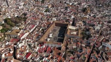 Cordoba Plaza de la Corredera Meydanı, Endülüs, İspanya