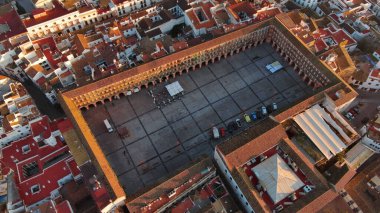 Cordoba Plaza de la Corredera Meydanı, Endülüs, İspanya