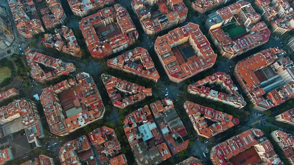 바르셀로나 바르셀로나 전형적 건물들 주거용 스페인의 대각선 — 스톡 사진