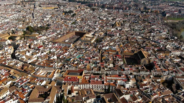 Вид Воздуха Площадь Кордова Плаза Корредера Андалусия Испания — стоковое фото