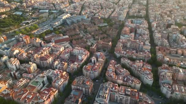 Skyline Barcelone Hôpital Sainte Croix Saint Paul Santa Creu Sant — Video