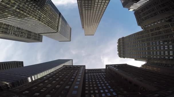 大都市 大都市 大都市でのビジネスの空中ビュー — ストック動画