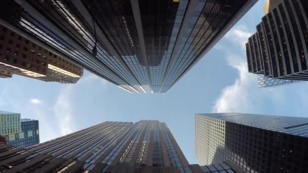 Nagyváros Légi Kilátás Nagyvárosra Metropolisz Üzlet Nagyvárosban — Stock videók