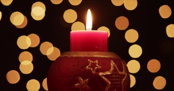 Dekoracje Świąteczne Zimowe Tło Wakacyjne Dekoracja Świąt Noworocznych Idealne Tło — Wideo stockowe