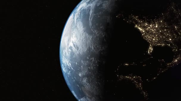 Globální Vesmírný Průzkum Vesmíru Koncept Cestování Vesmírem Digitálně Generovaný Obraz — Stock video
