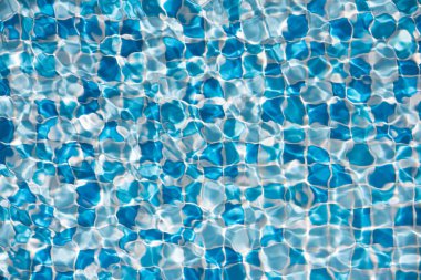 Havuz kare dokusu. Mavi ve beyaz