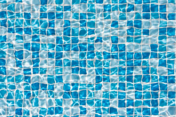 stock image Pool square texture. Blue and white