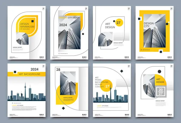 Abstrato Design Capa Brochura Quadro Texto Anúncio Urban City View Vetores De Bancos De Imagens