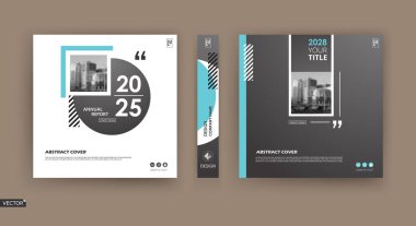 Soyut beyaz broşür kapağı tasarımı. Süslü bilgi pankartı çerçevesi. Modern ilan metni. Yıllık rapor klasörü. Başlık sayfası modeli ayarlandı. Süslü baş sayfa vektörü. Şehir yazı tipi tanıtım sanatı