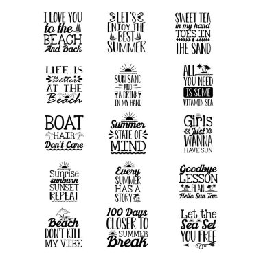 Summer  Svg Bundle ,Inspirational t-shirt bundle