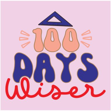 100 day of school svg t-shirt design,Retro 100 day of school svg t-shirt design, 100 day of school  t-shirt design